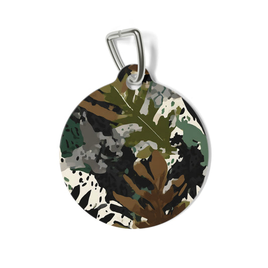 Pet Tag Abilene Camo (Personallized with pet info)