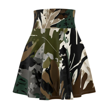 Abilene Camo Women's Skater Skirt (AOP)