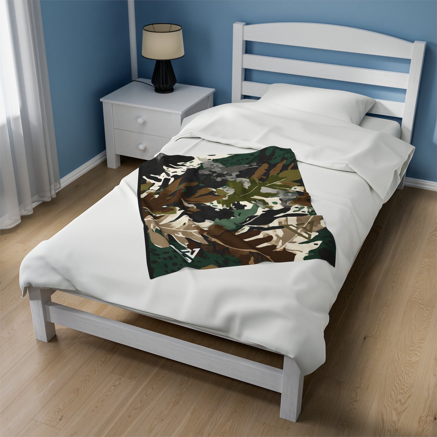 Abilene Camo Velveteen Plush Blanket by Camo Joes