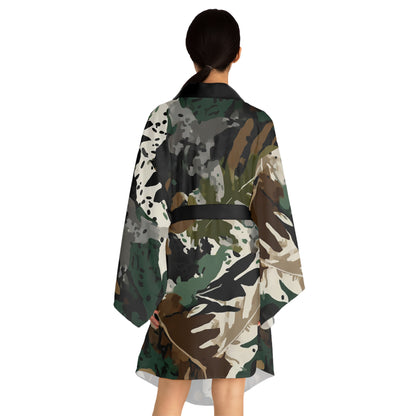 Long Sleeve Camo Kimono Robe Abilene Design