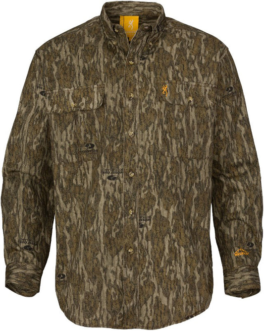 Browning Wasatch-Camo Brown L/S Shirt