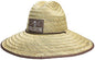 STRAW HAT w/CHIN STRAP