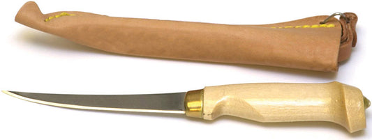 WOOD HANDLE FILLET KNIFE