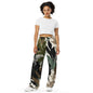 Abilene all-over print unisex wide-leg pants